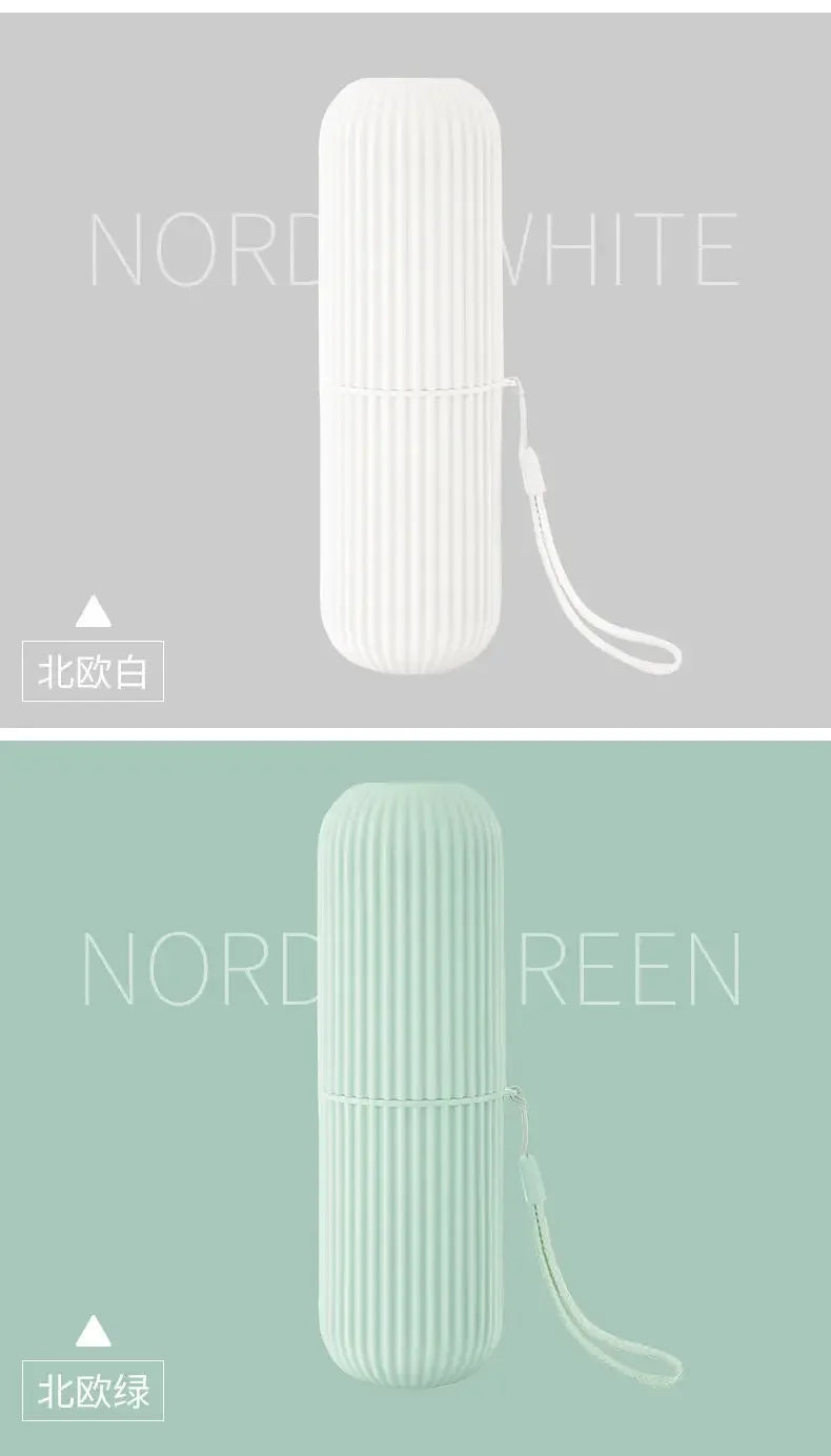Travel Toothbrush & Toothpaste Storage Case