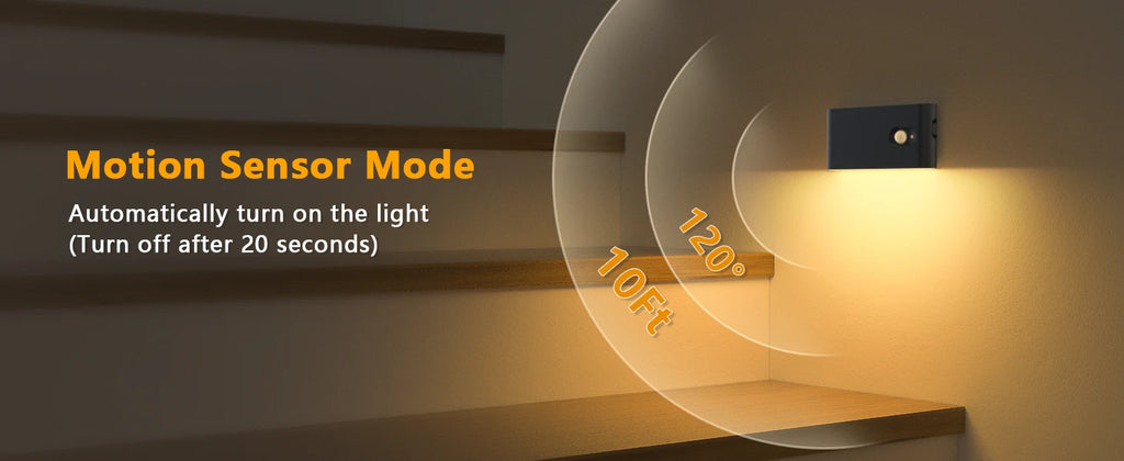 WILLED Rechargeable Motion Sensor Stair Lights