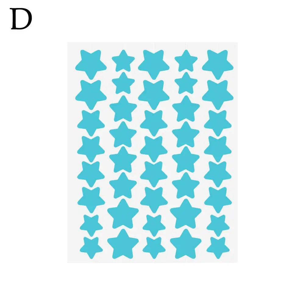 Star Acne Patches – Yellow Star-Shaped Hydrocolloid Pimple Dots, 40 Count, All Skin Types