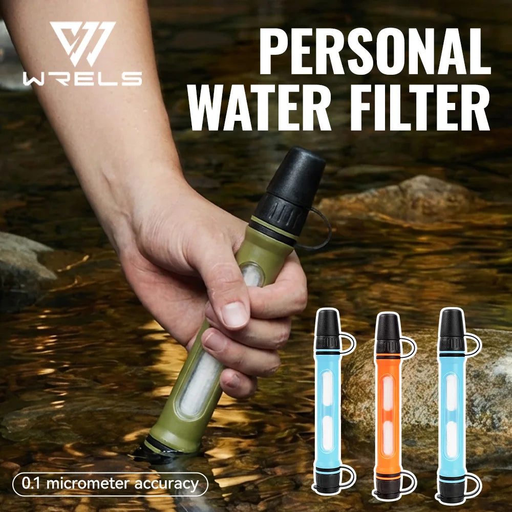 Portable Personal Water Filter Straw for Camping & Hiking