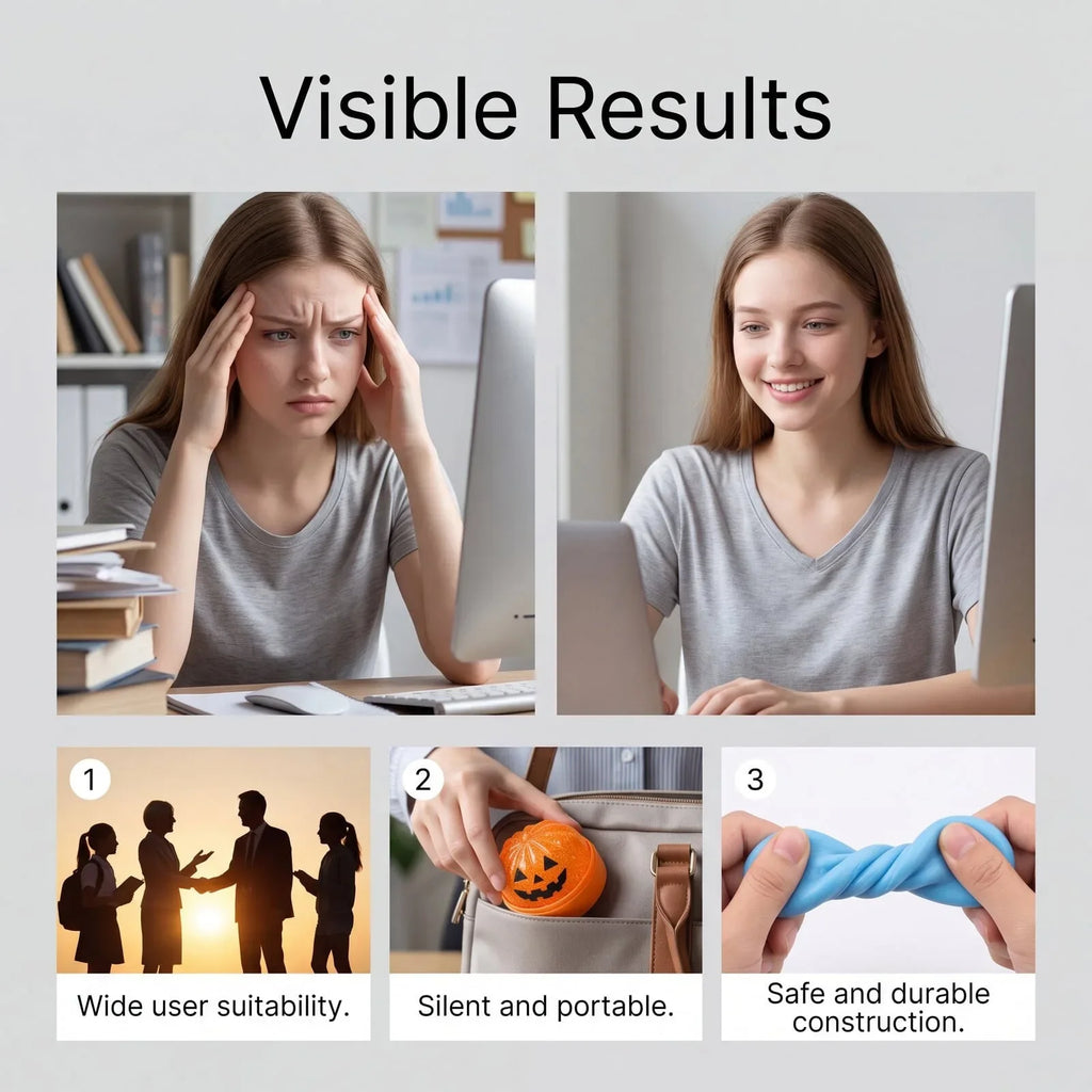 Halloween Bun Squishy Toy - Slow Rebound Stress Relief, 1–5 Pack, 5 Colors