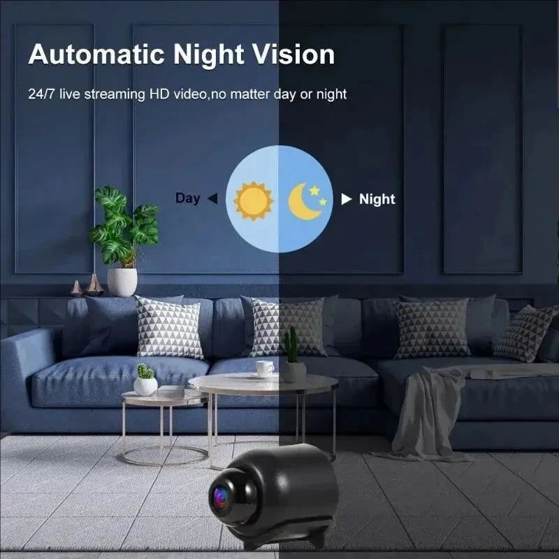 X5 Mini Wi-Fi Camera – Black, Listed 1080p