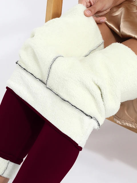 Women’s High-Waisted Fleece-Lined Winter Leggings