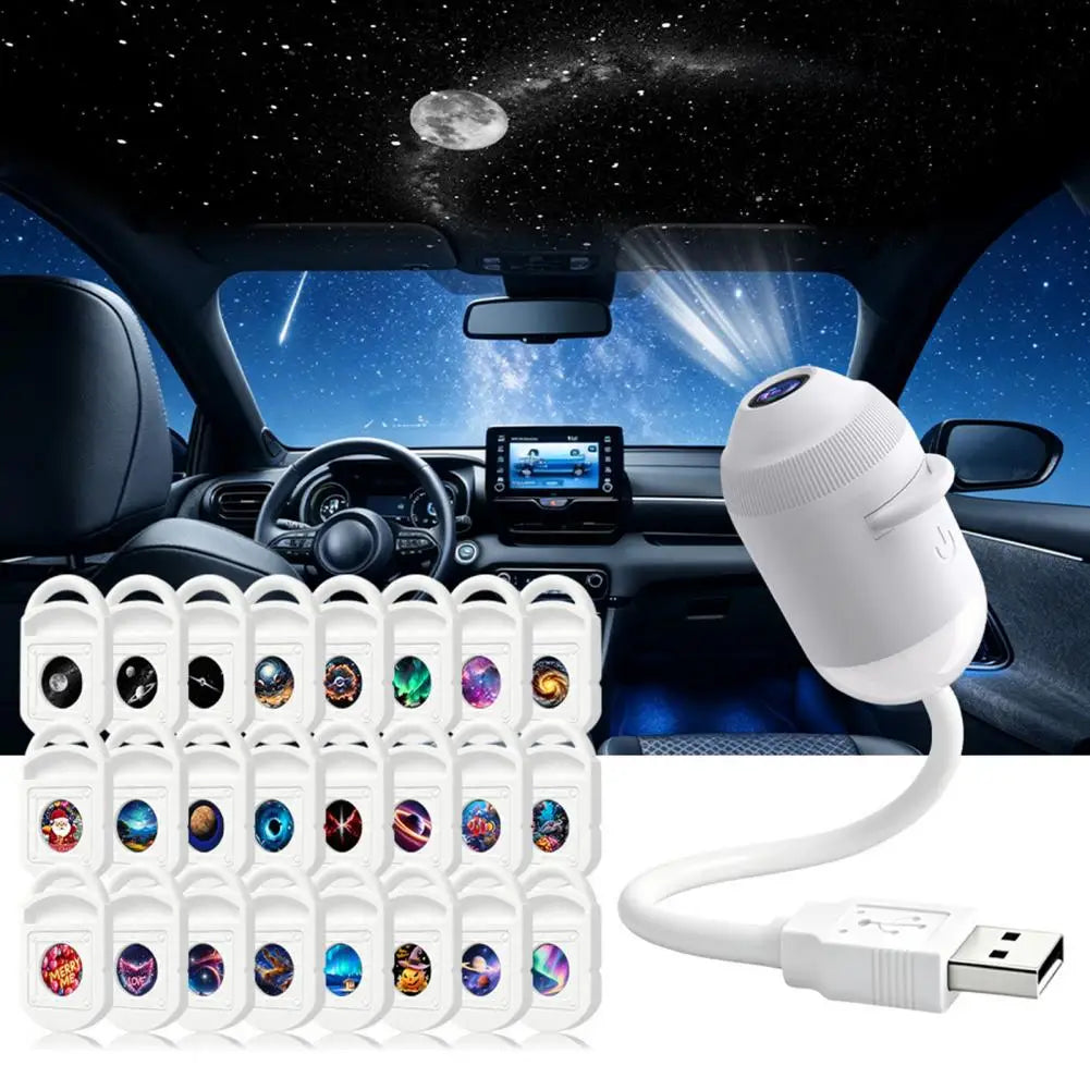 USB Star Projector & Night Light – 3 to 24 Slides