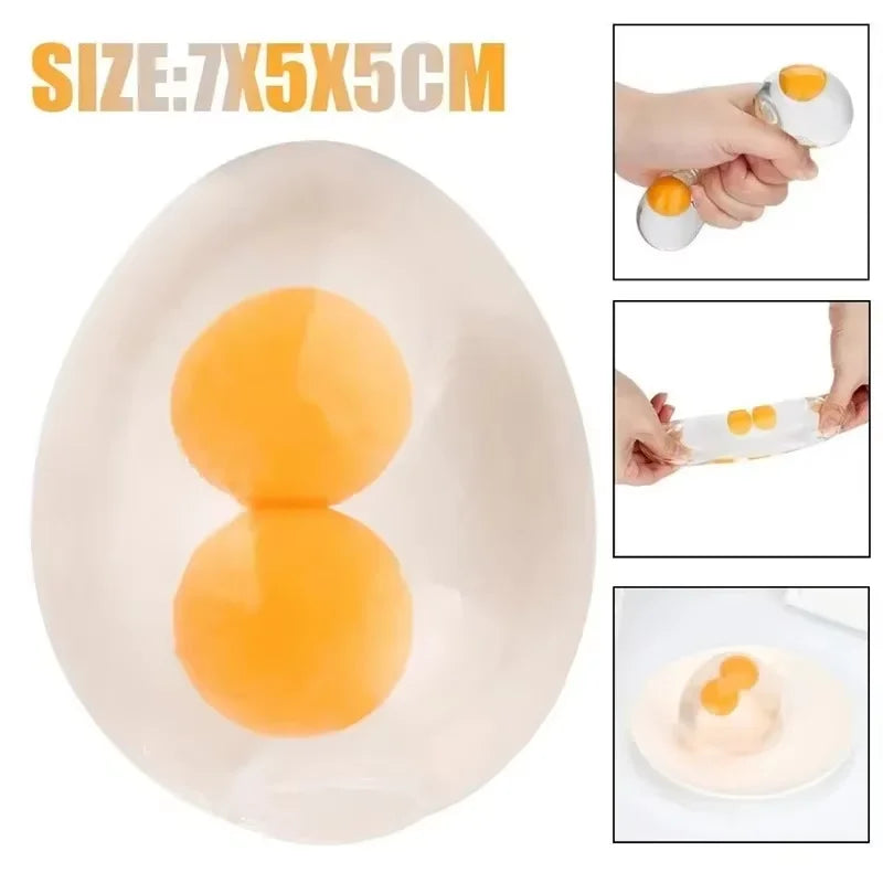 Egg-Shaped Squeeze Fidget Toys – Single & 4-Piece Options
