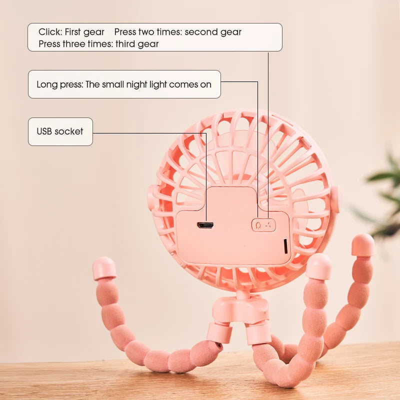 Portable USB Folding Mini Fan