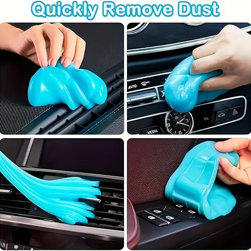 Car Cleaning Gel Slime – Magic Mud for Air Vents, Keyboards & Interior Detailing, 70g