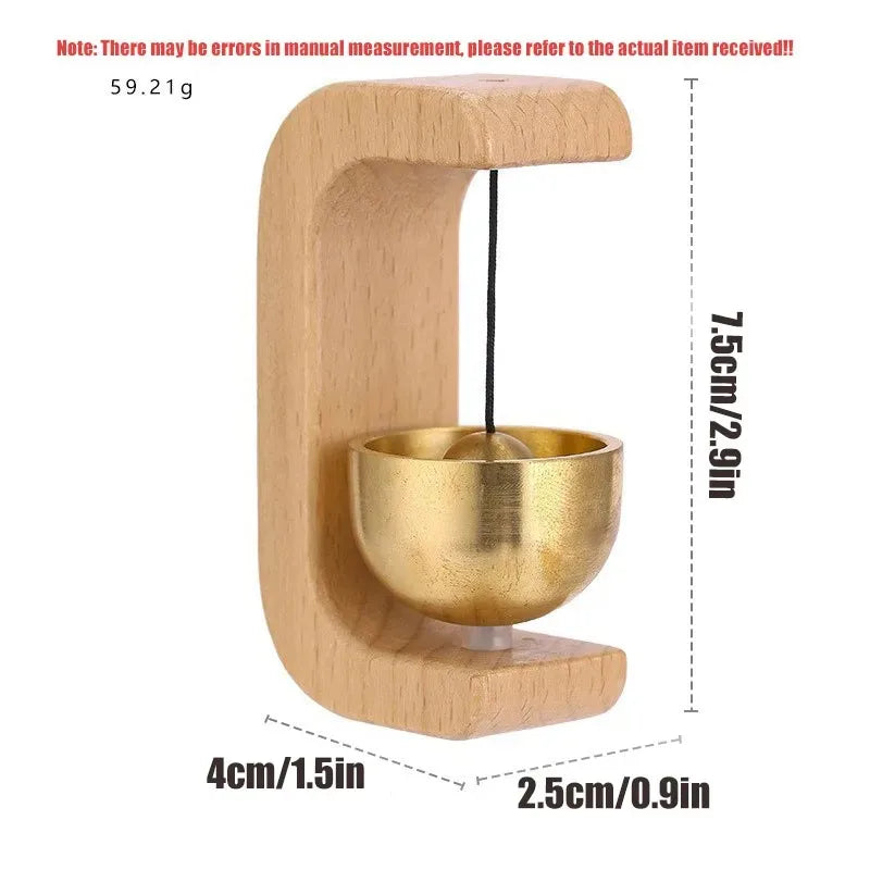 Wooden Wind Chime Door Bell – Hanging Decorative Entrance Bell for Home, Shop & Garden