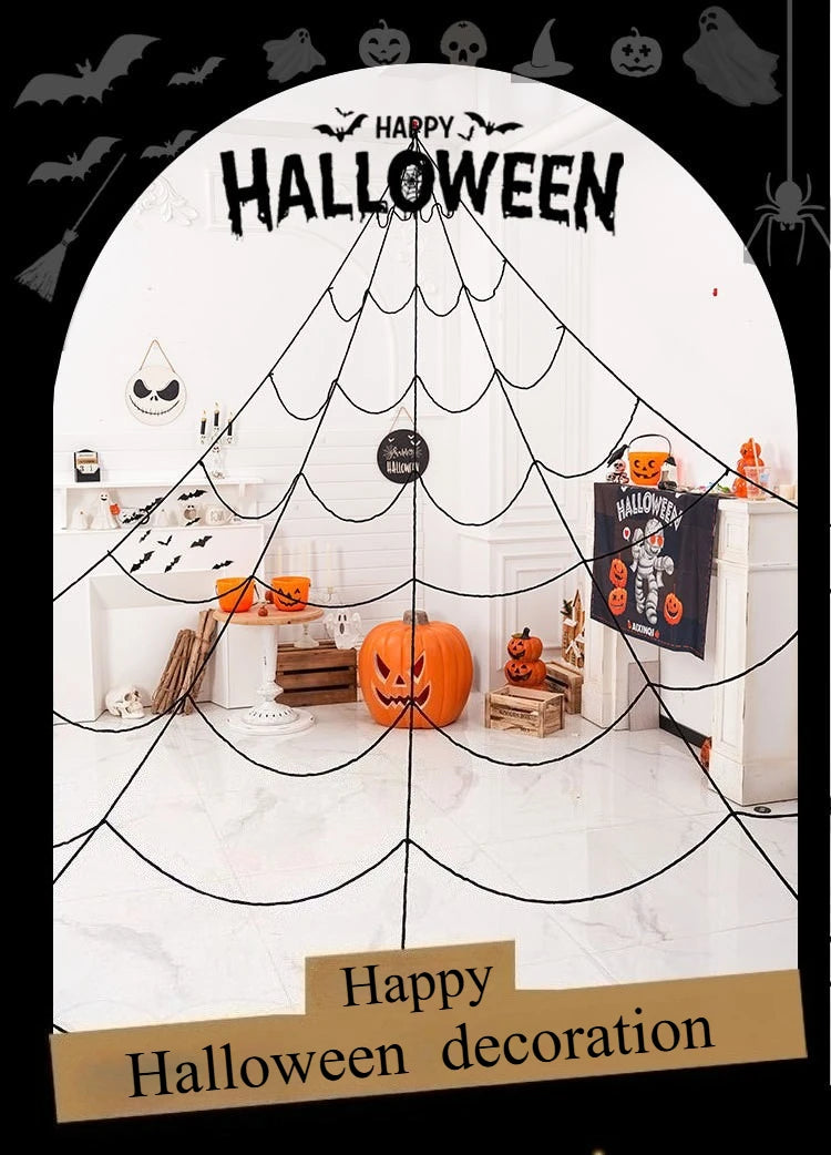 Halloween Spider & Web Decorations – Individual Options
