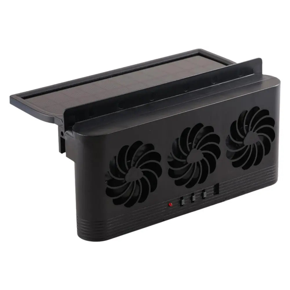 Solar-Assisted Car Window Ventilation Fan