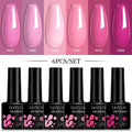Soak-Off Gel Nail Polish Set – 6 Bottles, 7 ml (0.23 fl oz) Each