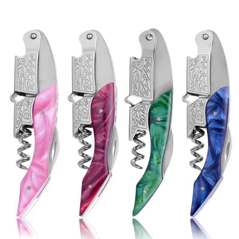 3-in-1 Waiter’s Corkscrew with Marbled Handle