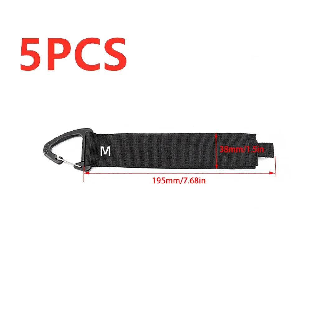Hanging Hook-and-Loop Storage Straps for Cords & Hoses