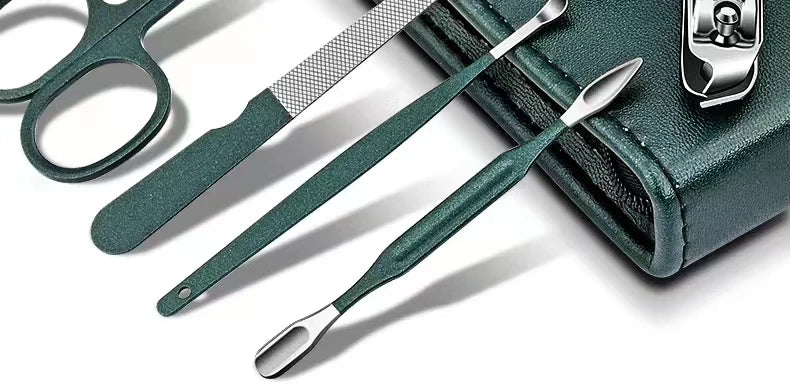 6-Piece Stainless Steel Nail Clipper Set – Precision Manicure & Pedicure Kit for Men & Women, Portable