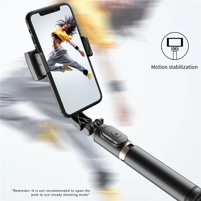 Q08 Smartphone Gimbal with Selfie Stick & Tripod