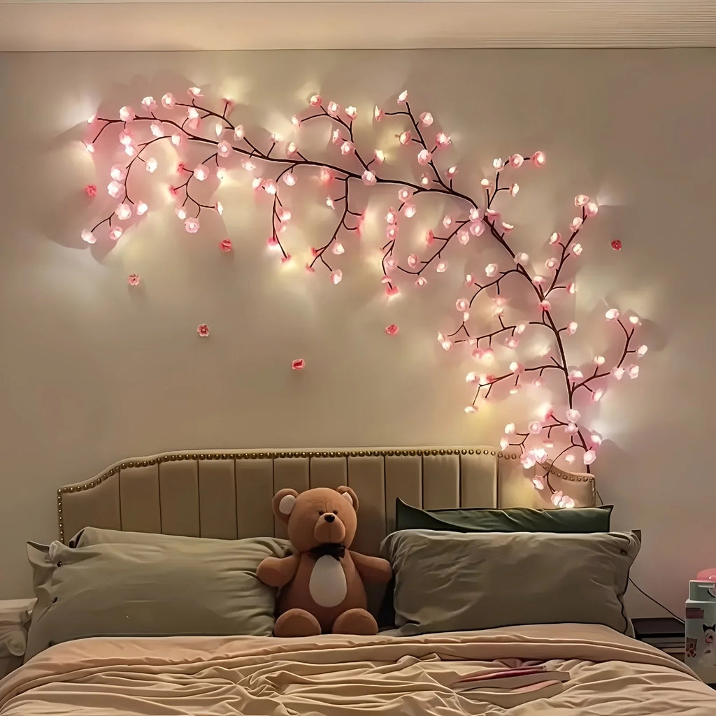 Cherry Blossom Branch Lights – Warm White, 72–144 LEDs