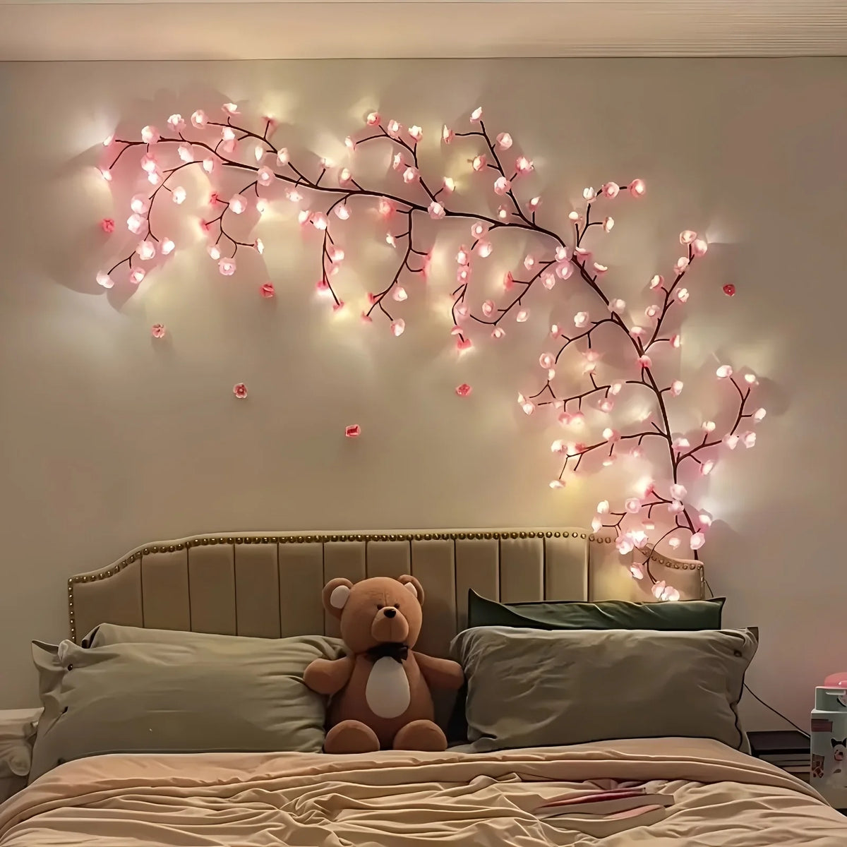Cherry Blossom Branch Lights – Warm White, 72–144 LEDs