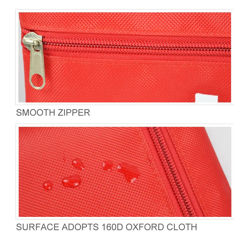 Portable First Aid Kit – Red or Blue, Multiple Kit Options