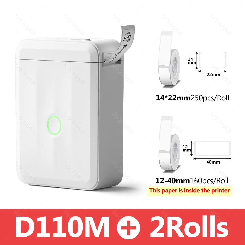 NIIMBOT D110M Bluetooth Thermal Label Maker