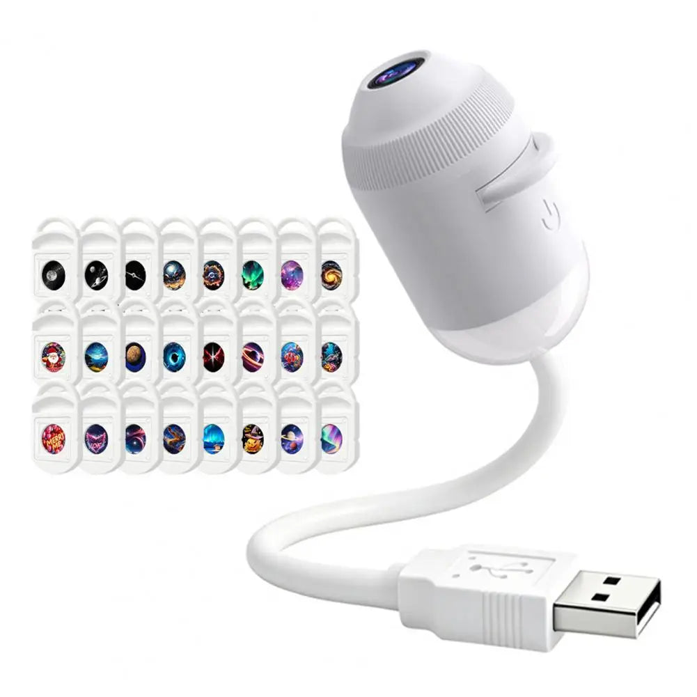 USB Star Projector & Night Light – 3 to 24 Slides