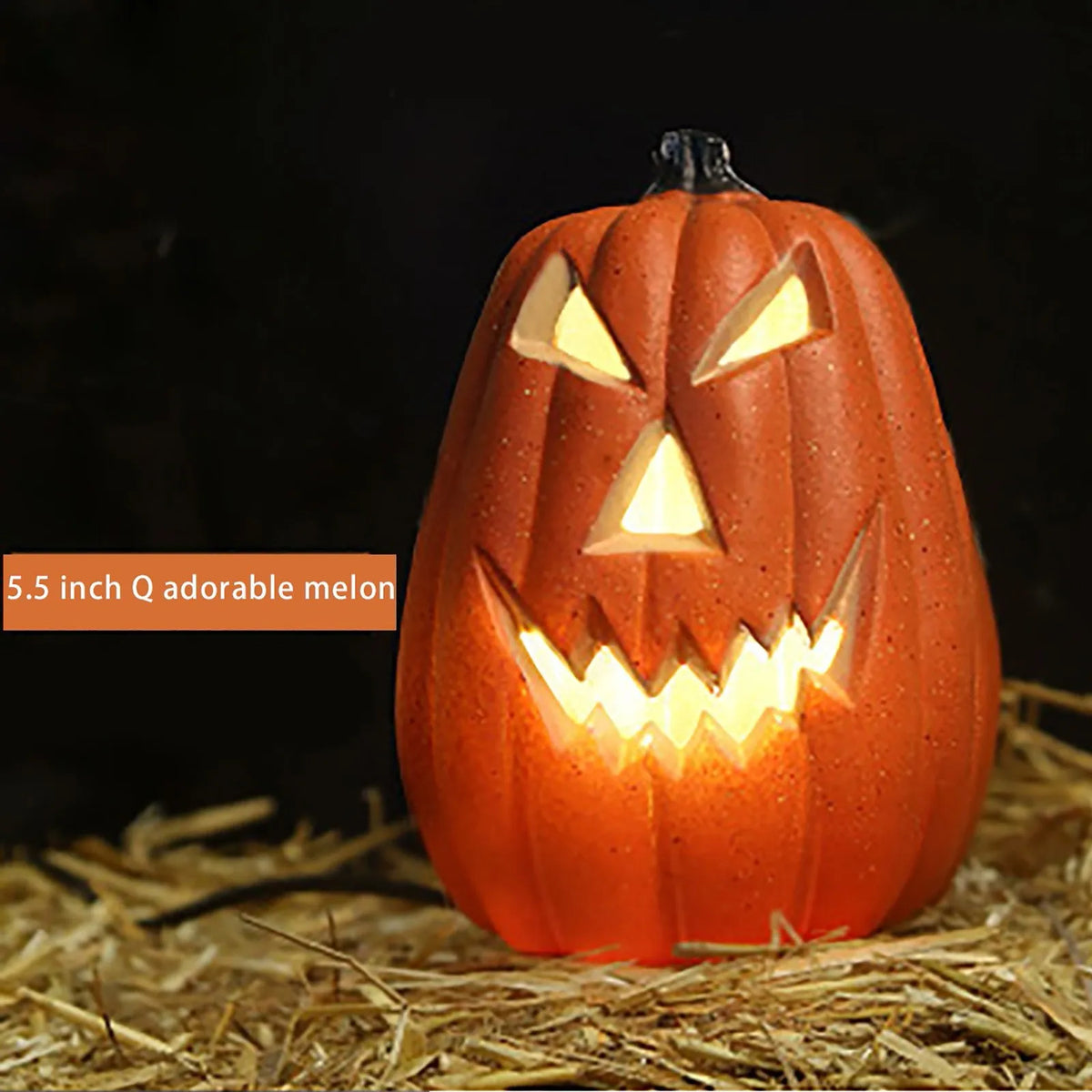 Vintage-Style Halloween Pumpkin Light