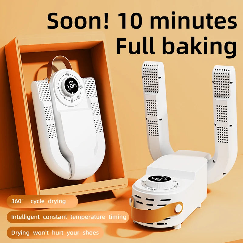 HOMEFISH Shoe Dryer with Timer – 220V EU Plug