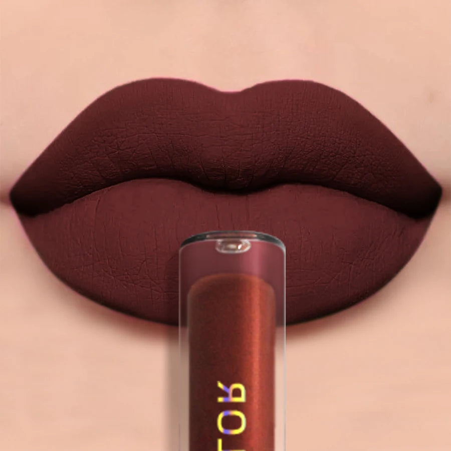 Matte Velvet Lip Gloss – Waterproof Long-Lasting Liquid Lipstick, 19 Shades, 2.7g