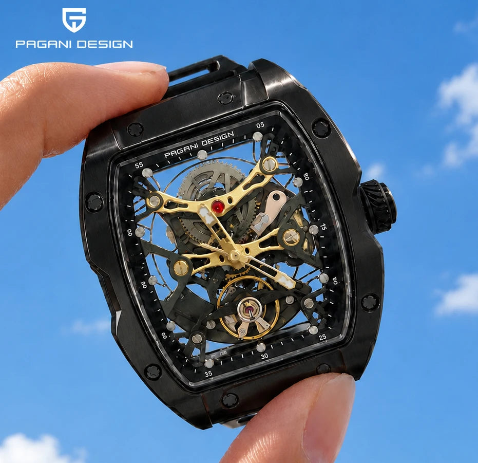PAGANI DESIGN PD-YS018 Men’s Automatic Skeleton Watch