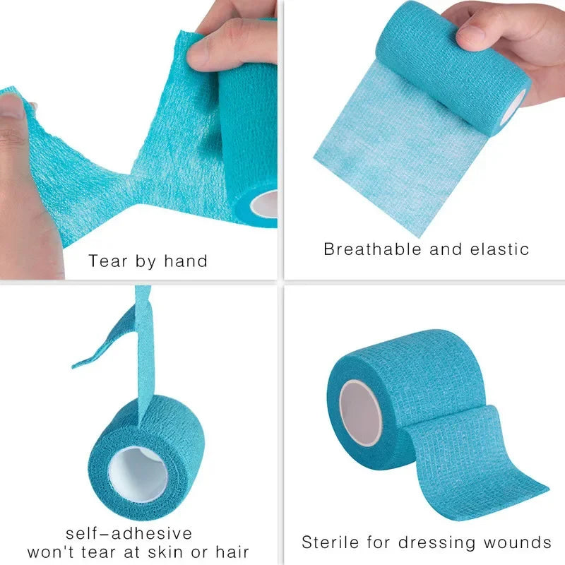 Self-Adhering Elastic Wrap – 1 Roll, Four Widths