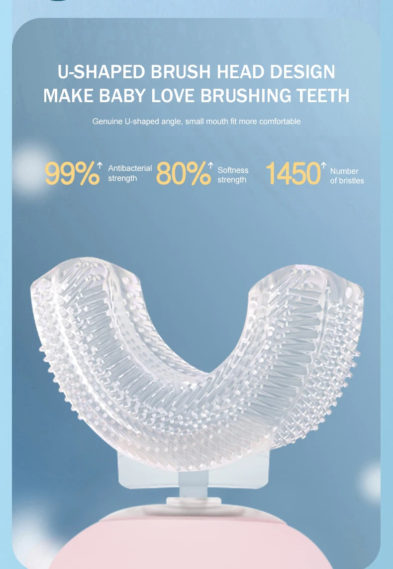 Kids' Rechargeable U-Shaped Toothbrush
