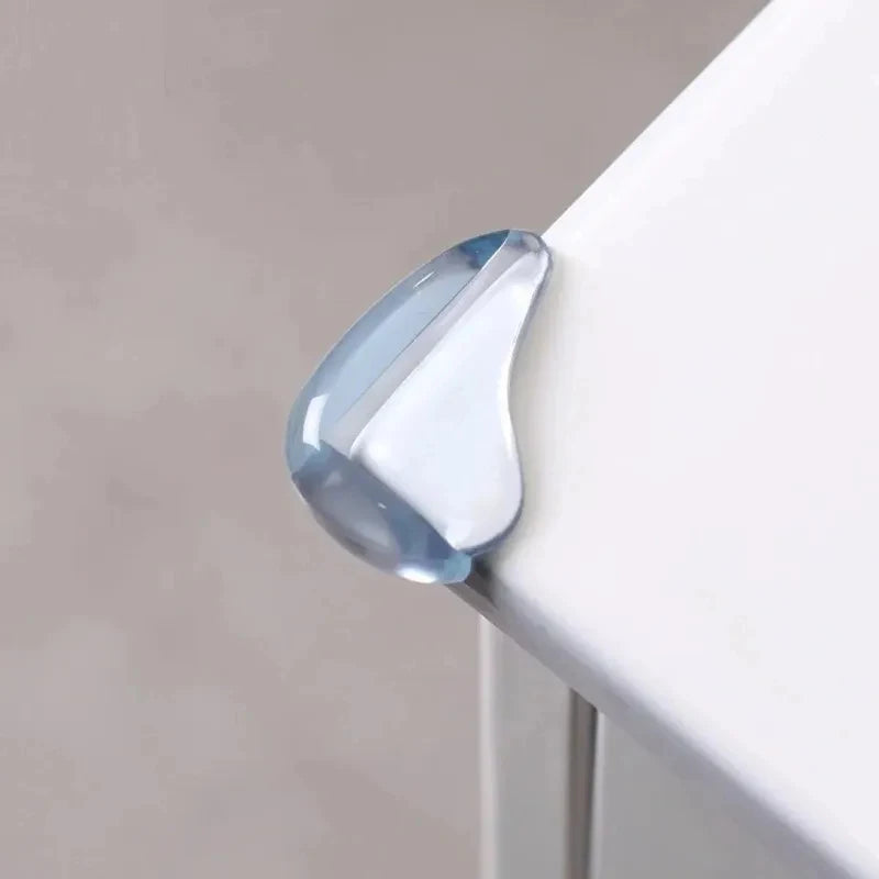 1-6pcs Transparent Table Corner Protector, Edge Sticker, Glass Corner Furniture, Silicone Corner Protector, Table Anti-Collision