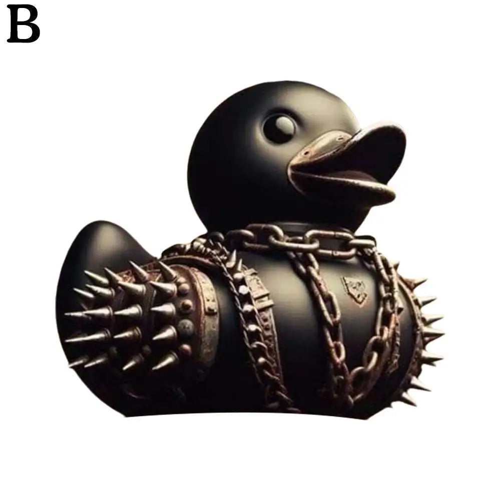 Duck Devil Duck Death Rock Duck Statue Car Styling Central Console Dashboard Auto Styling Decorative Home Desktop Decoration