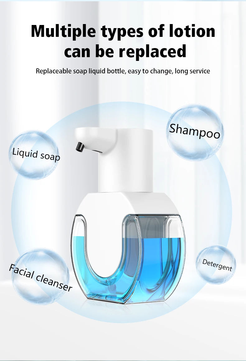 Touchless Rechargeable Soap Dispenser – 14.2 fl oz, Foam or Gel