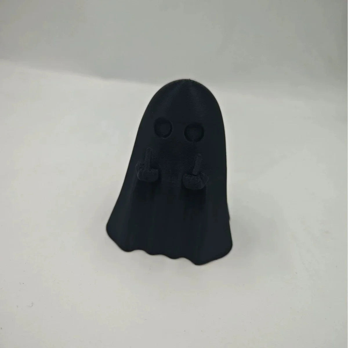 Middle-Finger Ghost Figurine – Luminous Green