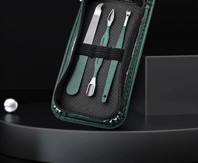 6-Piece Stainless Steel Nail Clipper Set – Precision Manicure & Pedicure Kit for Men & Women, Portable