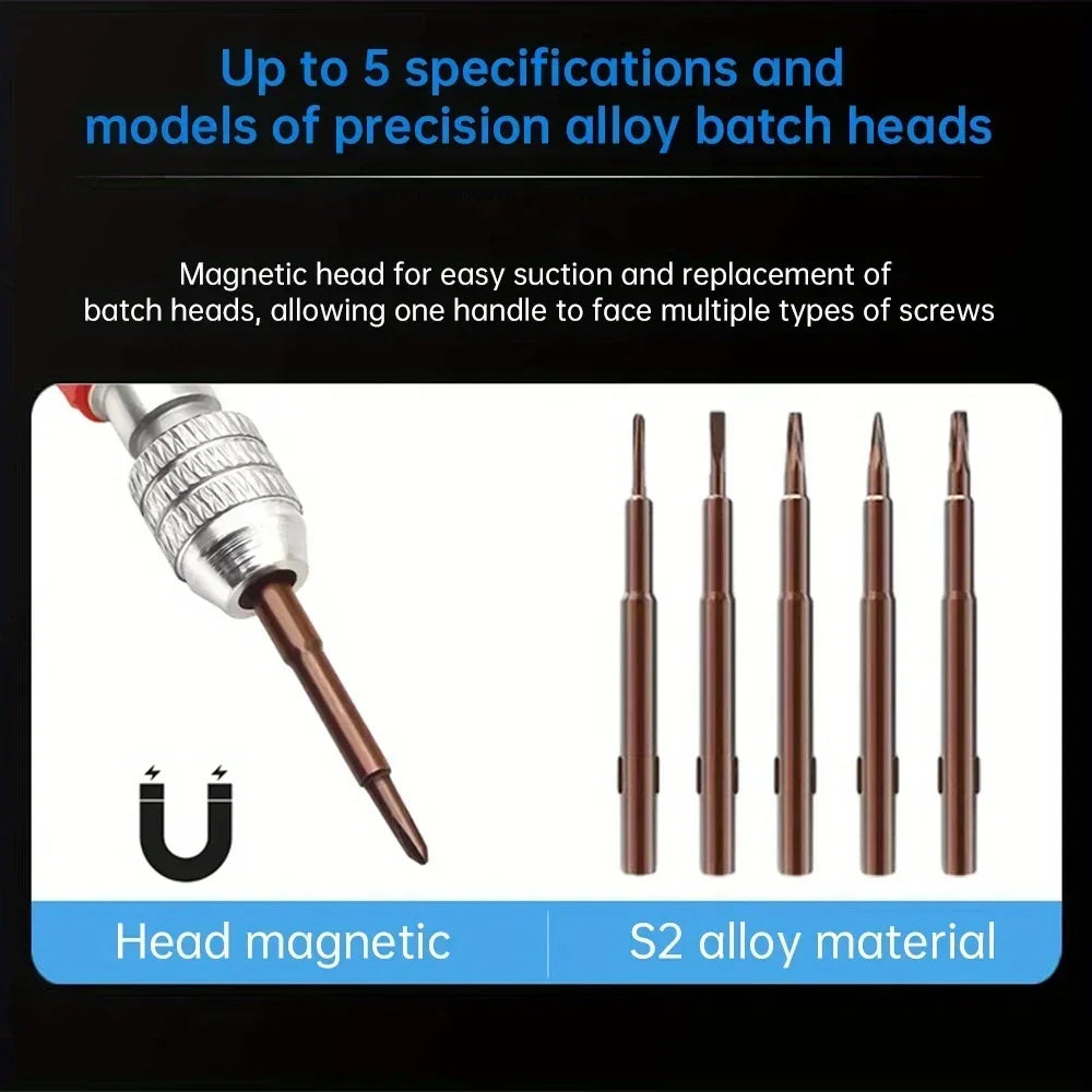 5-In-1 Multifunctional Slot Key Kit, Mobile Phone, Watch And Glasses Disassembly Tool, Laptop Repair Tool