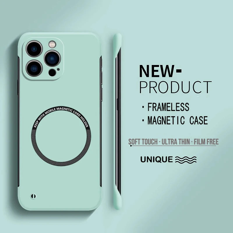Slim Hard iPhone Case with Surface-Mounted Metal Ring