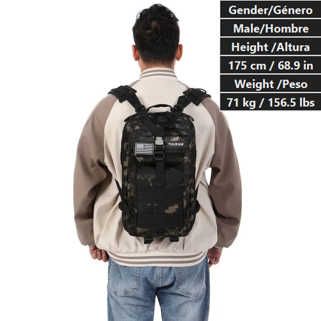 Tactical Backpack with MOLLE Webbing – 25L or 50L