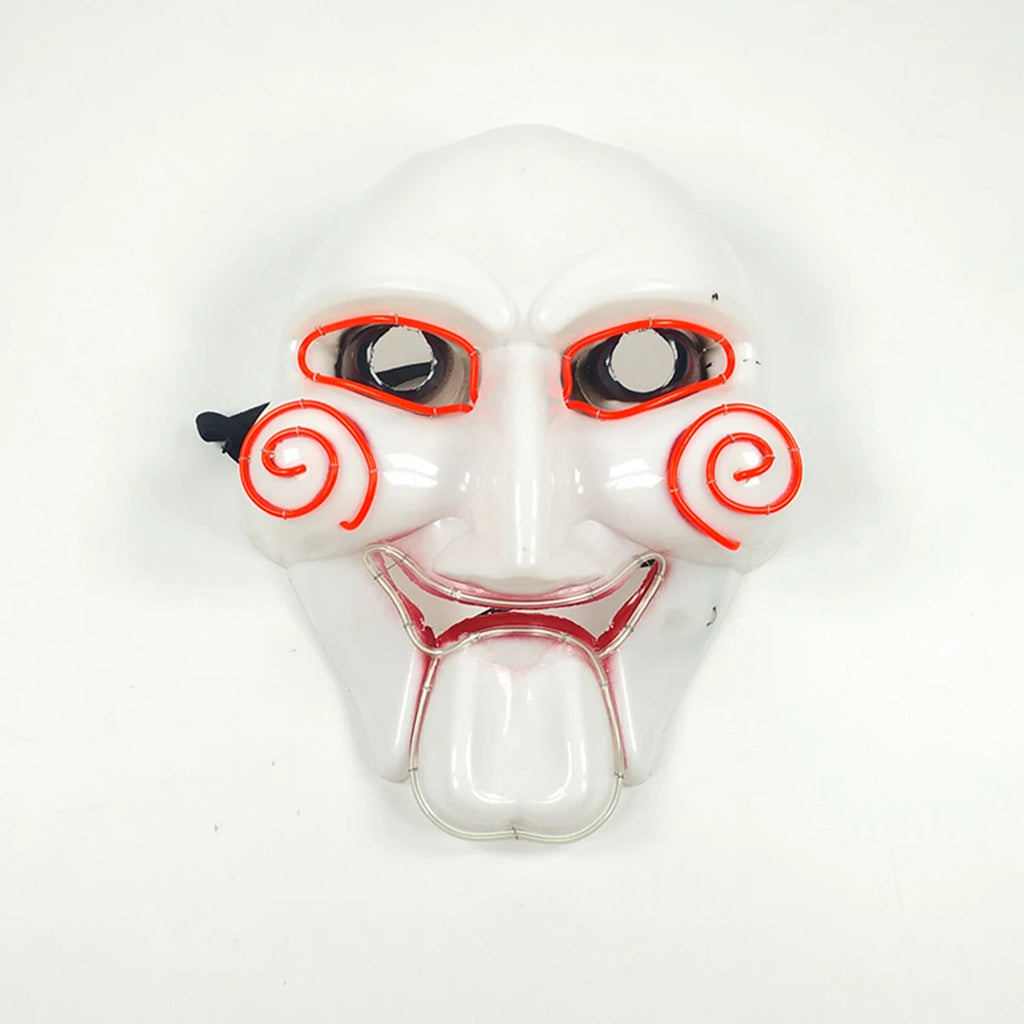 EL Light-Up Halloween Mask – 3 Lighting Modes