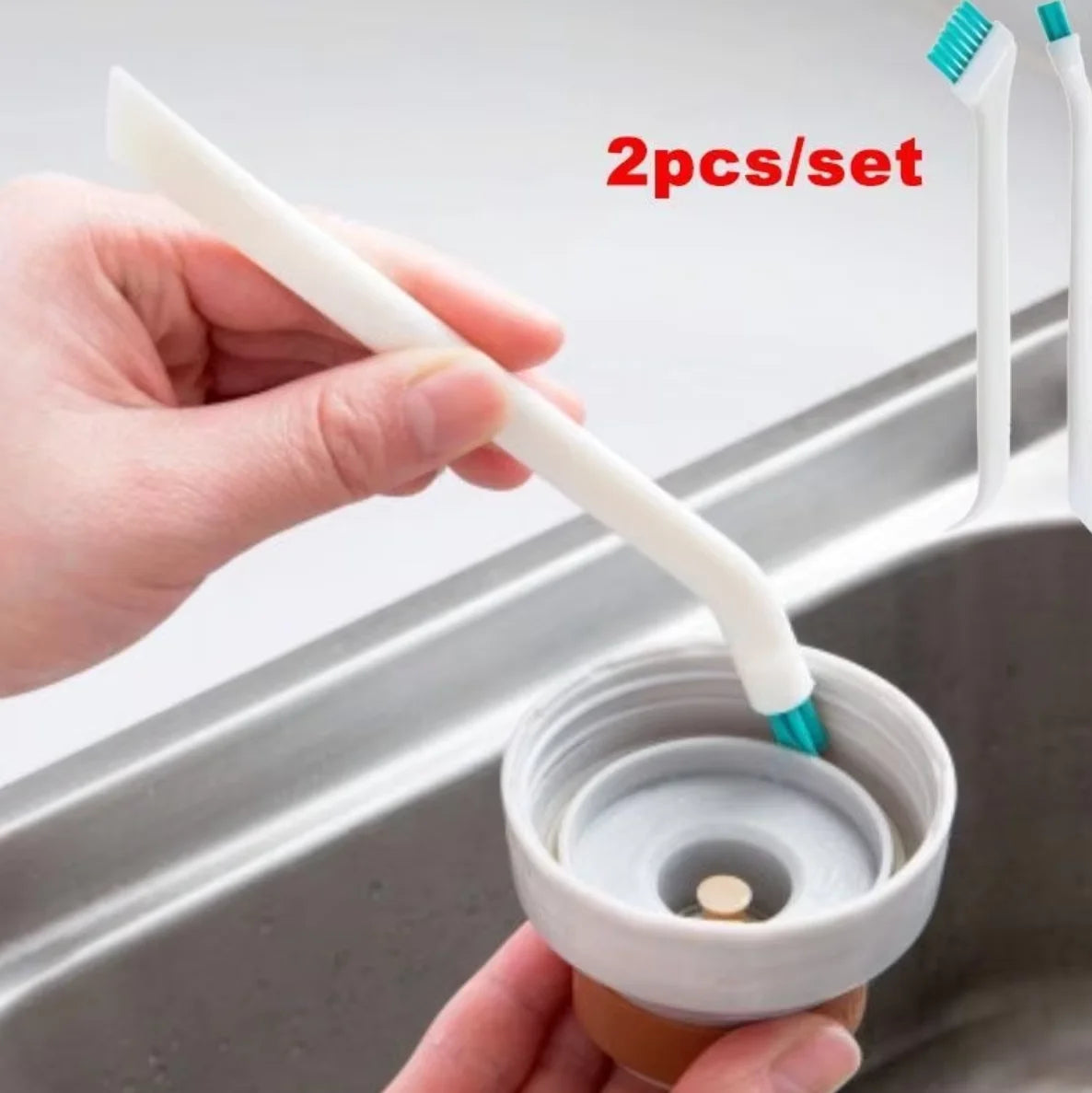 Mini Crevice Cleaning Brushes – 2-Piece Set