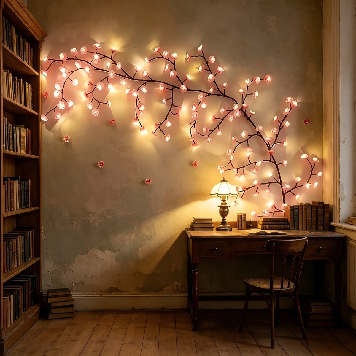 Cherry Blossom Branch Lights – Warm White, 72–144 LEDs