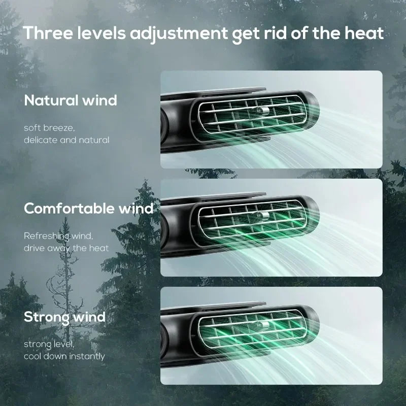 3-Speed Car Headrest Fan
