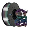KINGROON Rainbow Silk PLA Filament – 1.75 mm, 2.2 lb (1 kg)