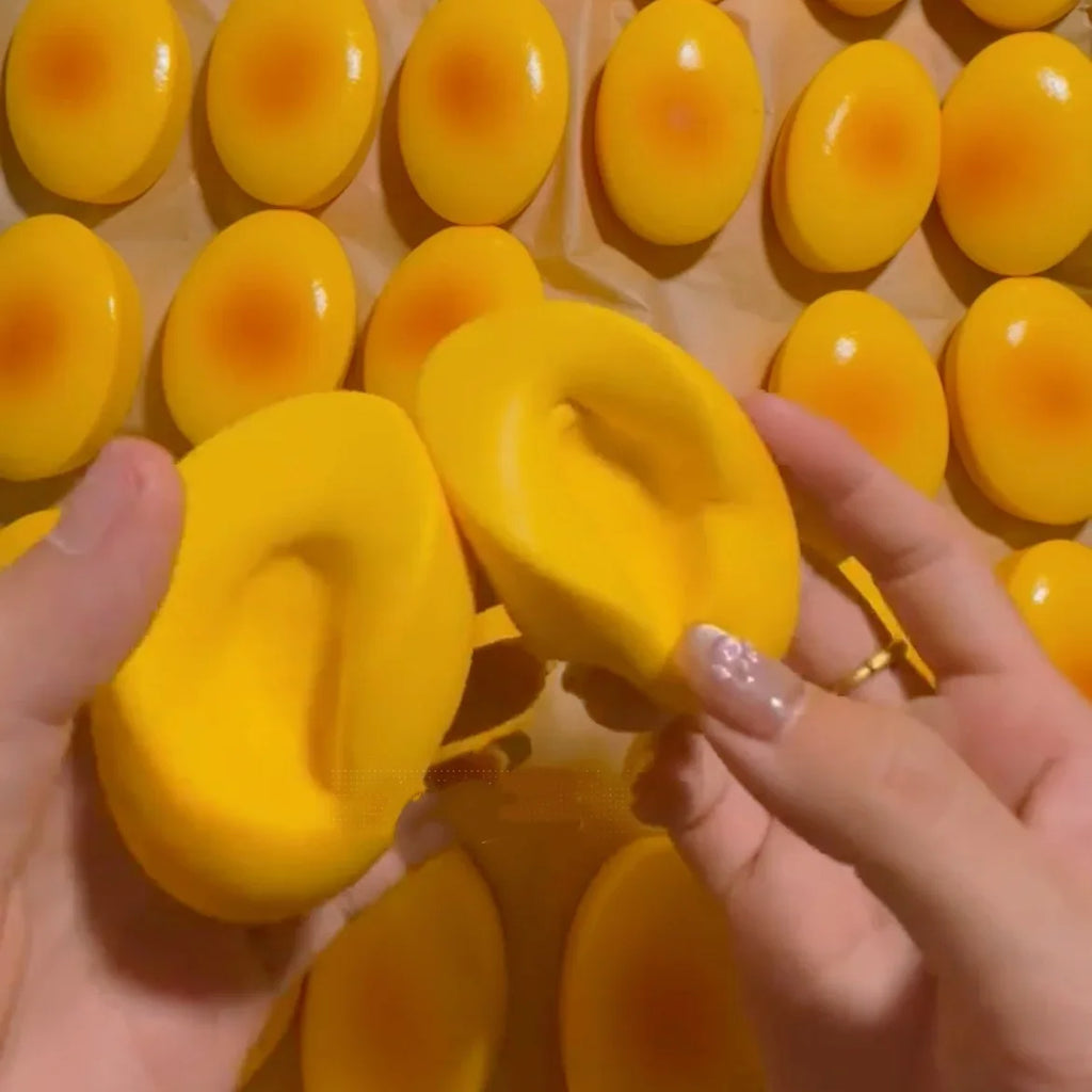 Squishy Cheese Bread Squeeze Toy, Slow Rising Soft Fidget Toy Stress Relief Sensory Toys for Kids Adults