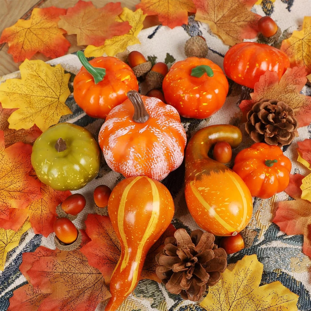 Autumn Harvest Decorations – 50-Piece Set