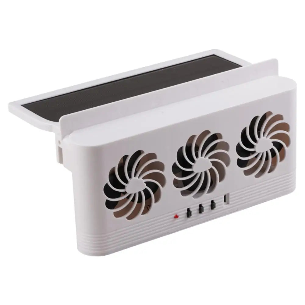 Solar-Assisted Car Window Ventilation Fan