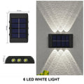LED Solar Light Outdoor Waterproof Solar Wall Lamp Up and Down Luminous Lighting for Garden Fence Decor Solar Powered Wall Lamp