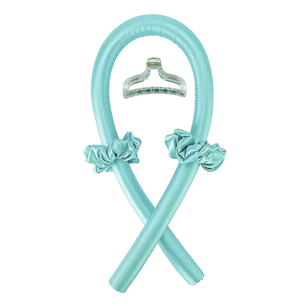Heatless Curling Rod Headband – No-Heat Silk Ribbon Hair Roller for Overnight Curls, All Hair Types