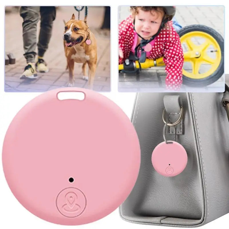 Mini-GPS-Locator Anti-Verlust-Alarm Geldbörse Schlüsselanhänger Smart Tag Bluetooth-kompatibler Tracer Schlüsselanhänger Hund Haustier Kind Tracker Schlüsselfinder