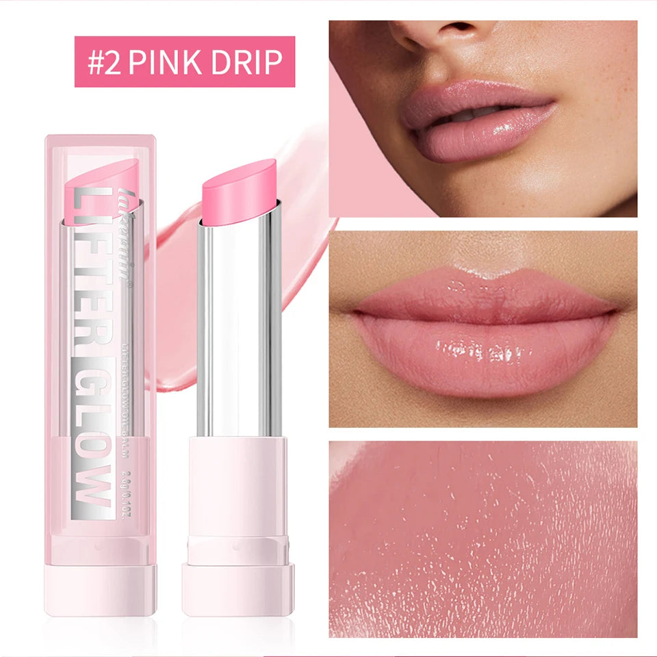 Lakerain Glow Lip Oil Balm Long Lasting Moisturizing Nourishing Daily Care Lip Balm Smooth-melt Softness Texture Natural Makeup